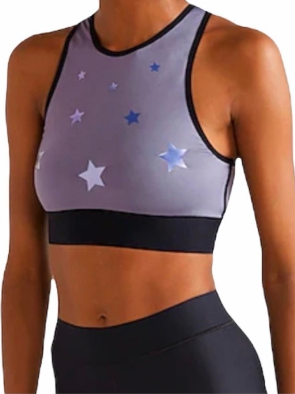 Ultracor Activewear Altitude Silk Luster Crop Top/Sports Bra Size Small